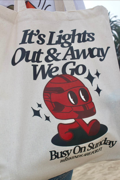 Lights Out Tote Bag